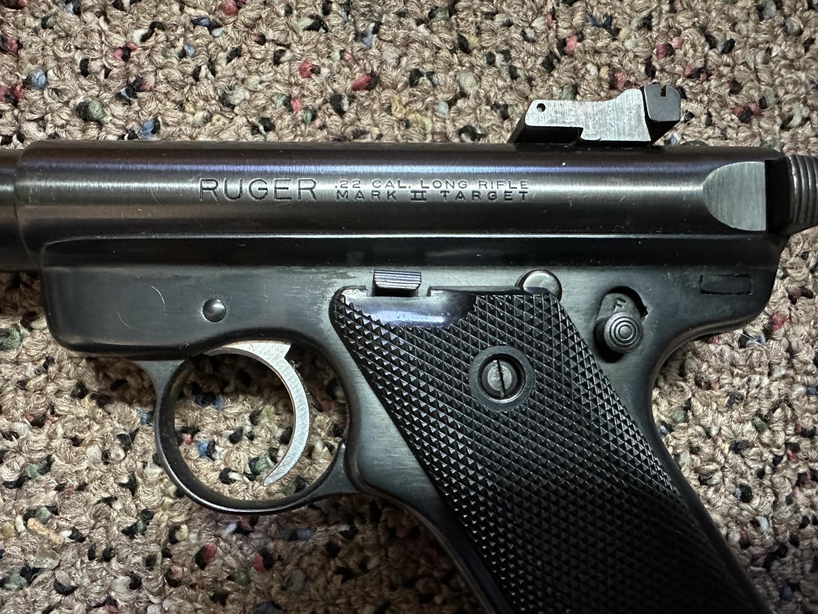 Ruger Mark II .22 LR Government Target Model Automatic Pistol w ...