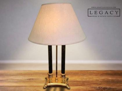 What A Turn On Empire-Style Bouillotte Table Lamp
