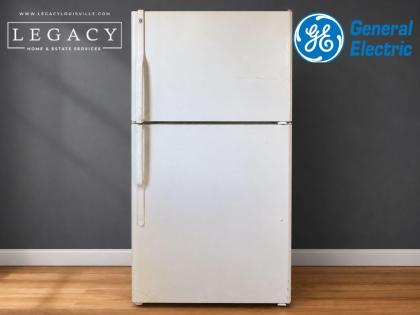 GE General Electric Top Freezer 22 Cu Ft White Refrigerator