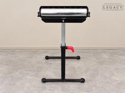 Adjustable Roller Stand with Ball Transfer Top, Height-Lock Quick Release, Workshop Ready