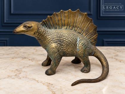 Vintage Brass Dinosaur Figurine