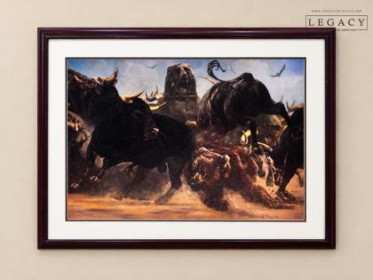 Wildlife Stampede Print