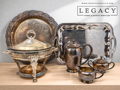 Lot of Assorted Silver Plated Serving Ware