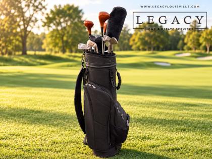 Black Golf Club Set with Bag with Wooden Woods, Center Power Irons, STX Putter and More