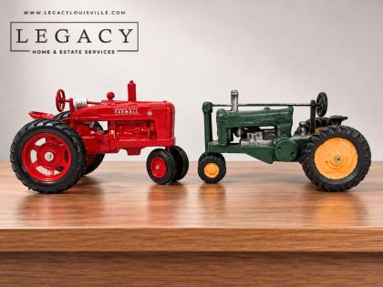 Lot of 2 Tractors with One Die Cast
