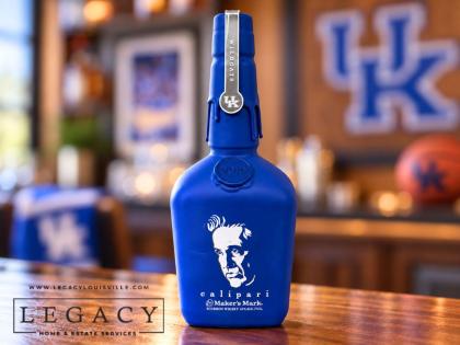 Maker's Mark Calipari Kentucky Wildcats 2010 Limited Edition Bourbon Bottle