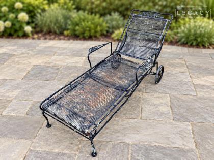 Metal Patio Chaise Lounge