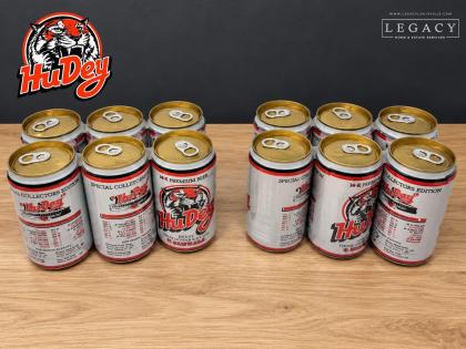 12-Pack Vintage Hudepohl Hu-Dey Cincinnati Bengals Collector Beer Cans – Unopened