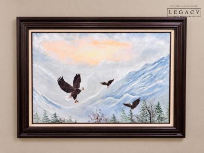 Bald Eagles in the Mountains