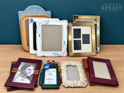 Assorted Decorative Picture Frame Lot – 10 Pieces