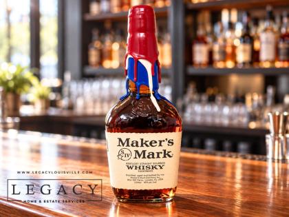 Maker's Mark Red White Blue Patriotic Wax Seal Kentucky Straight Bourbon