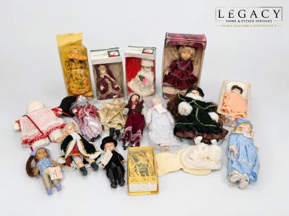 Vintage Collectible Dolls - Mixed Styles, Some Boxed