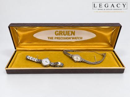 Gruen Precision Ladies Watches in Original Presentation Box