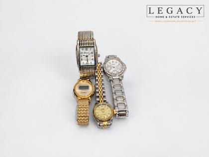Vintage Wristwatches - 4 Watches from Bulova, Timex & More