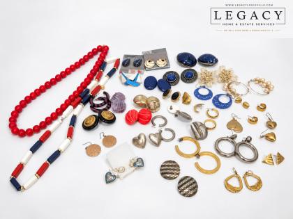Totally 80s & Beyond Costume Jewelry Collection - Earrings & More