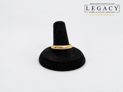 14K Yellow Gold Classic Wedding Band Ring