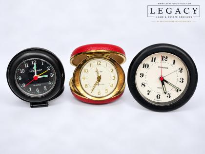 Travel Clocks - Lifelong Quartz, Westclox Travel Ben & Junghans Germany