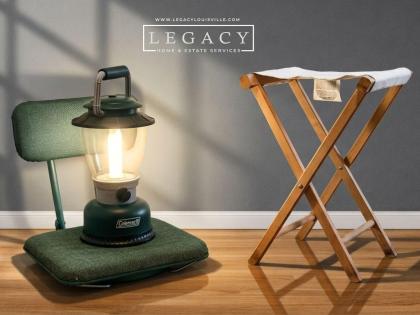 Great Outdoors Ready Lot of 3 Outdoor Light And Seating