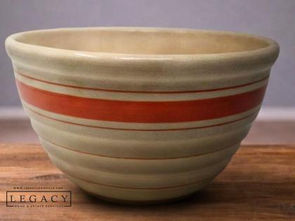 Whip It Real Good Vintage McCoy-Style Stoneware Mixing Bowl