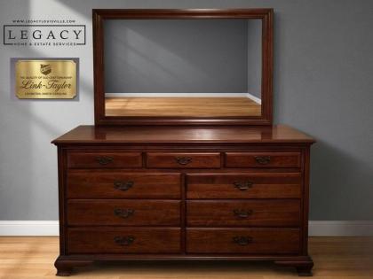 Link-Taylor Treasure House Solid Cherry 9-Drawer Dresser with Mirror – Lexington NC