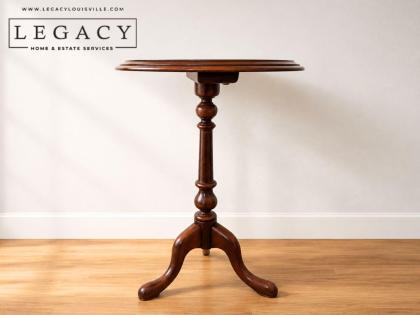 Knob Creek Cherry Pedestal Side Table