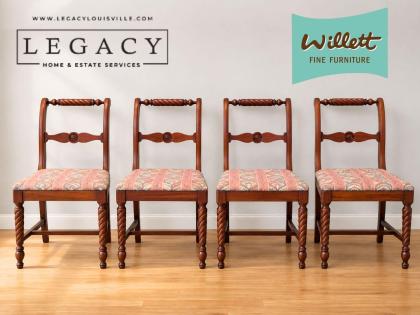 Set of 4 Willett Cherry Dining Chairs