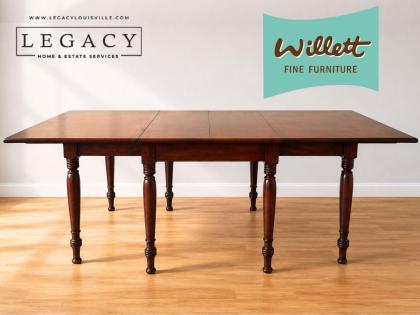 Willett Solid Cherry Drop Leaf Dining Table w