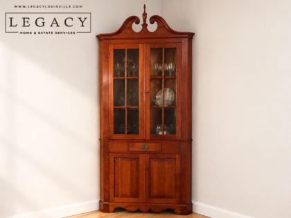 Cherry Corner China Cabinet