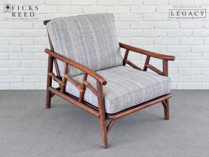 Ficks Reed Co. Vintage Rattan Lounge Chair
