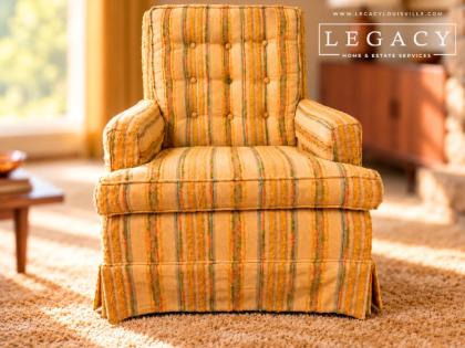 Groovy Vintage Tufted Club Chair