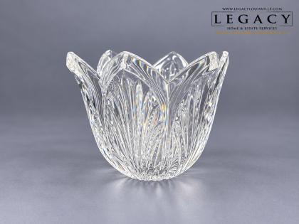 Marquis by Waterford Crystal Lotus Flower Bowl - Stunning Petal Design