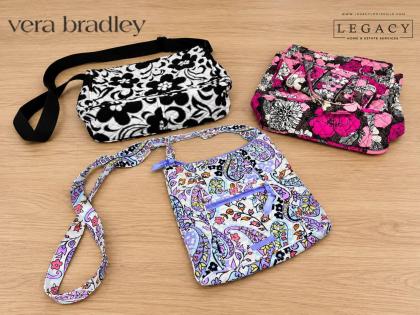 Lot of 4 Vera Bradley Quilted Cotton Bags and Wallet