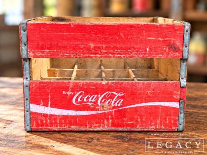 Vintage Coca Cola Wooden Bottle Crate