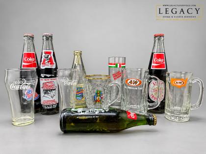 Vintage Soda Collectibles: Coke, A&W, 7UP, Bull Run & More