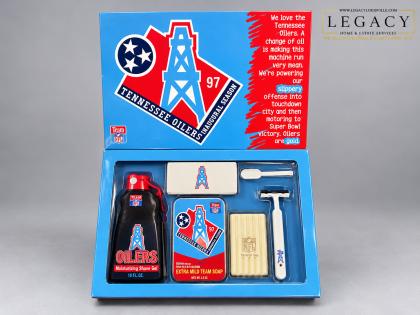 1997 Tennessee Oilers Inaugural Season NFL Team Body Care Gift Pack SEALED